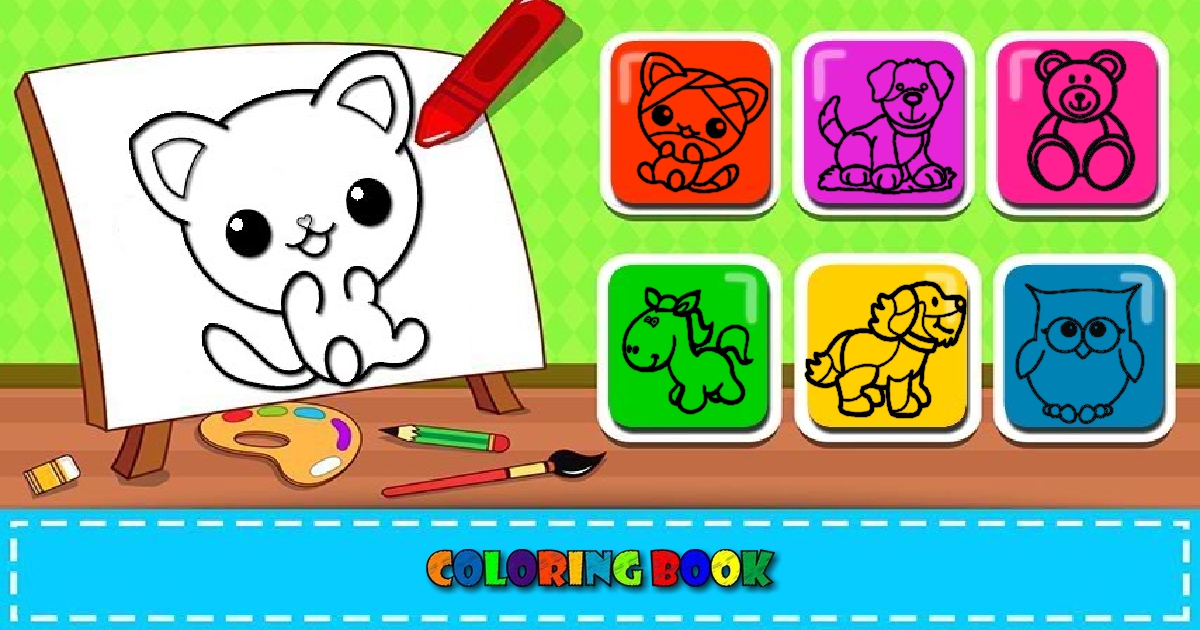 Easy Kids Coloring Game